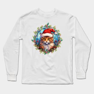 Merry Catmas Long Sleeve T-Shirt